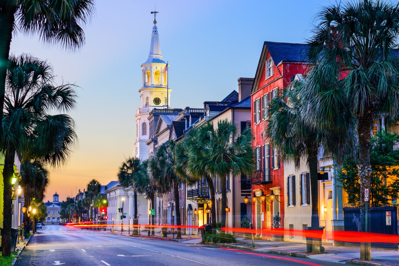 A historic city street